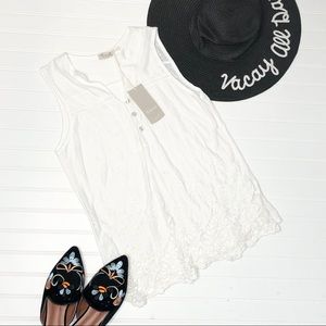 Bellambra Crochet Lace Tank Top